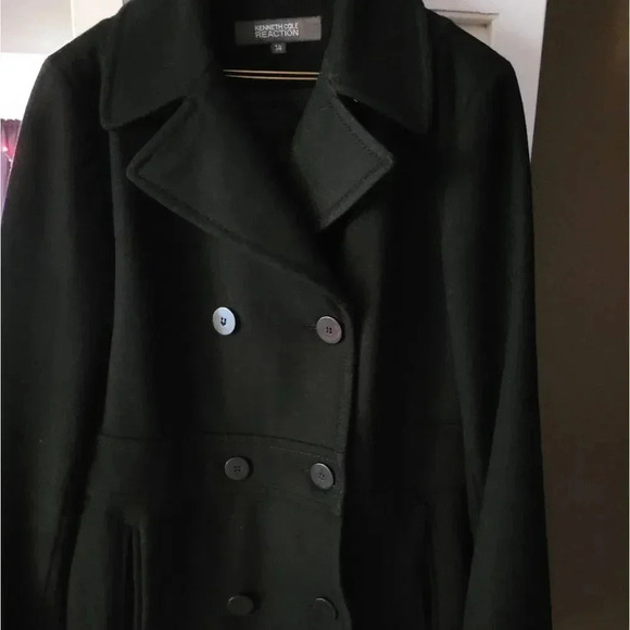 Kenneth Cole Pea Coat #1‎ - Picture 1 of 10